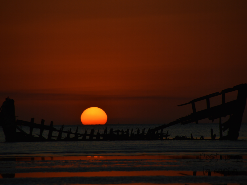 atardecer playa conchillas