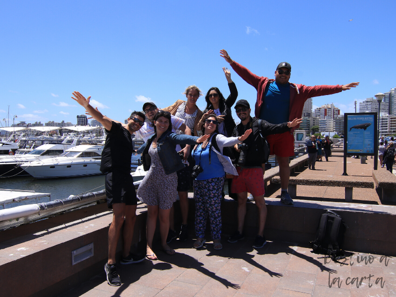 Grupo de Travel Experience en el Puerto de Punta del Este