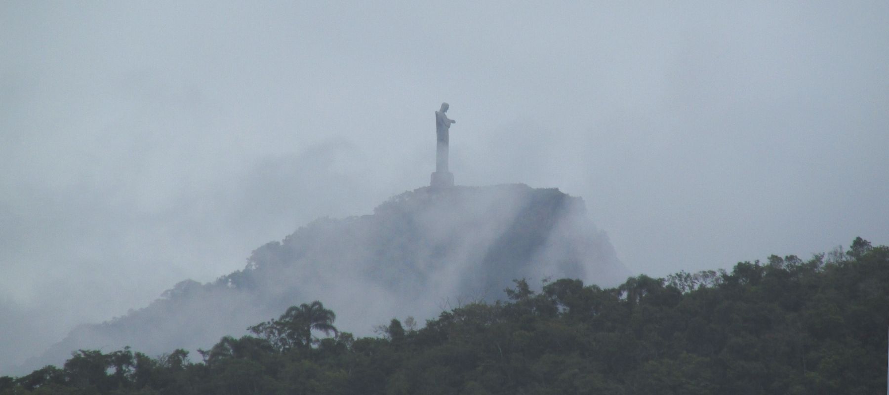 Fotografía Cima Corcovado con el Cristo Redentor, Río de Janeiro